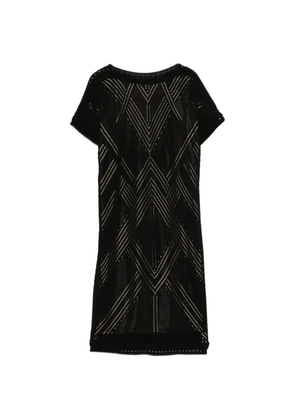 Celine Pre-Owned 2000s scoop-back mini dress - Black