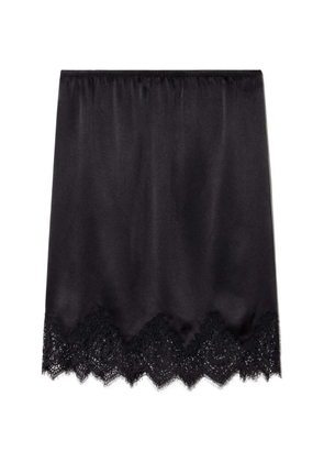 Nili Lotan Thea lace-trim mini skirt - Black