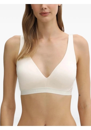 Emporio Armani logo bra - White