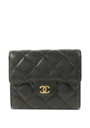 CHANEL Pre-Owned CC trifold wallet - Black