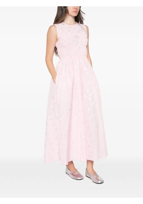 Cecilie Bahnsen Christy floral-jacquard dress - Pink