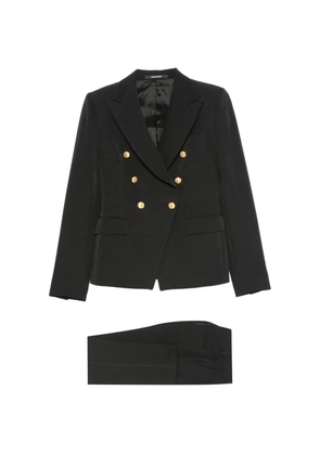 Tagliatore double-breasted peak-lapels suit - Black