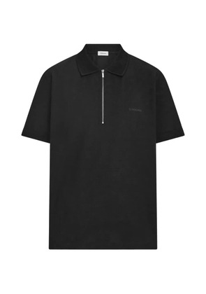 Ferragamo polo with zip collar - Black