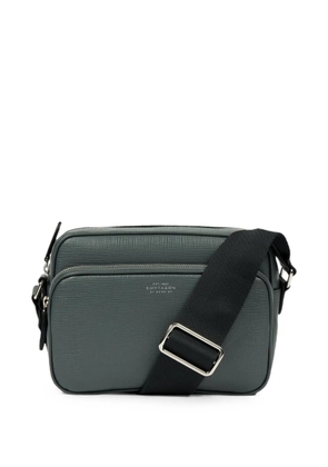 Smythson double-zip shoulder bag - Green