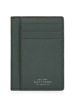 Smythson large Panama card holder - Green