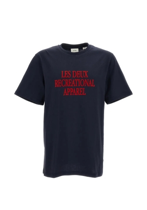 Les Deux graphic-print T-shirt - Blue