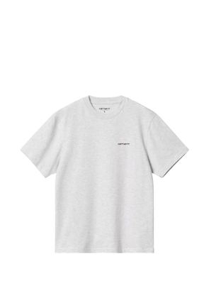Carhartt WIP S/S Script embroidery T-Shirt - Grey