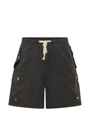 Palm Angels Palm Type loose cargo shorts - Black