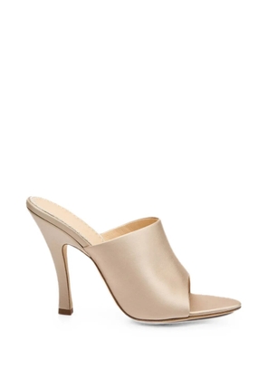 Magda Butrym satin-finish open-toe sandals - Neutrals