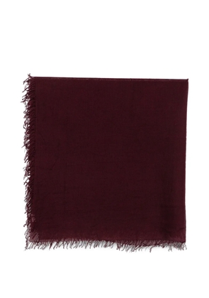 Faliero Sarti Lolly M frayed scarf - Red