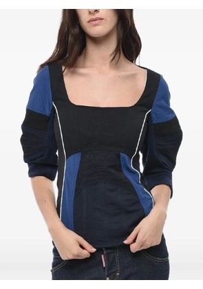 Stella McCartney Giselle square-neck top - Black