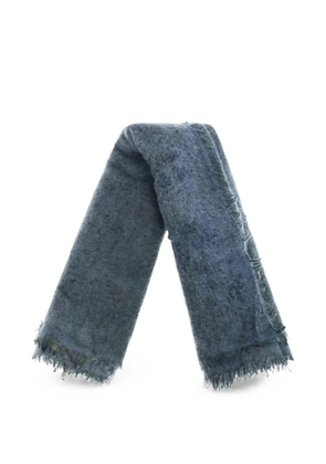 MIRROR IN THE SKY cashmere scarf - Blue