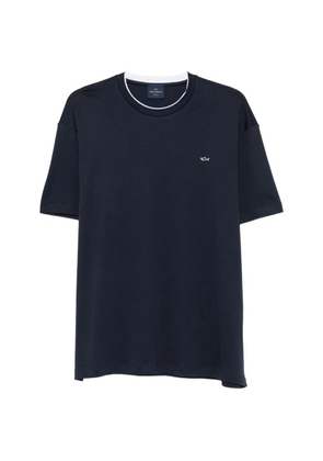 Paul & Shark logo-patch short-sleeve T-shirt - Blue