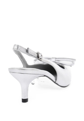 Roberto Festa bow-detail slingback pumps - Grey