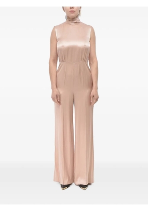 SA SU PHI tie-neck jumpsuit - Pink