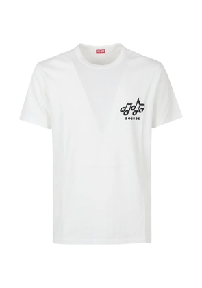 Kenzo KENZO Sounds logo-print T-shirt - White