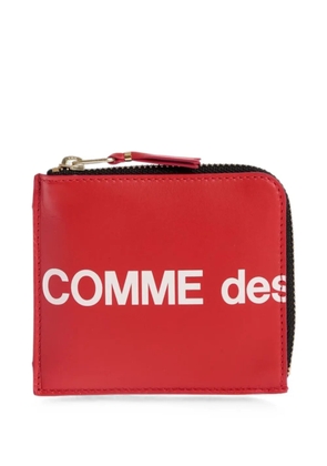 Comme Des Garçons Huge Logo wallet - Red