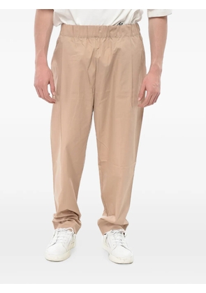 Laneus pleated tapered trousers - Neutrals
