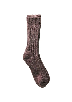 yahae low-gauge ribbed-knit socks - Purple