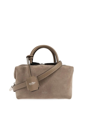 Max Mara suede tote bag - Neutrals