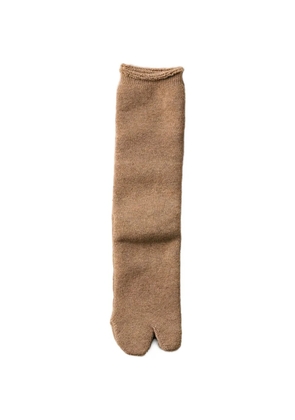 yahae Tabi pile-knit socks - Neutrals