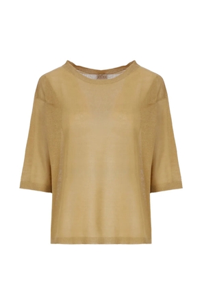 EMME EMMANGIZIA short-sleeve sweater - Brown