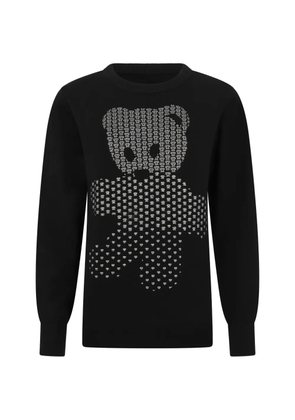 Philipp Plein Teddy crystal-embellished sweater - Black