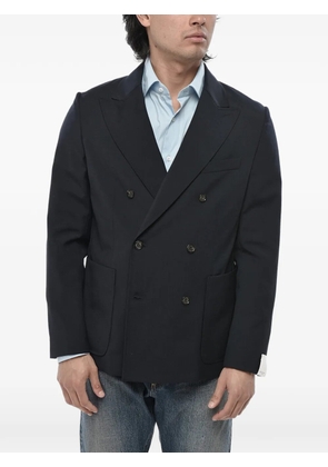 Paolo Pecora double-breasted blazer - Blue