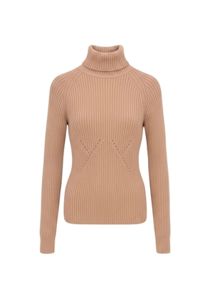 Isaia ribbed-knit roll-neck sweater - Neutrals
