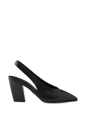 Prada leather slingback pumps - Black