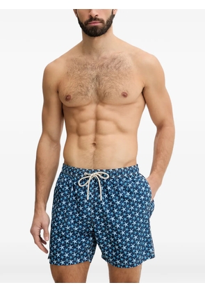 MC2 Saint Barth starfish-print drawstring swim shorts - Blue