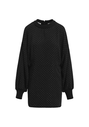 Essentiel Antwerp Kathleen rhinestone-embellished mini dress - Black