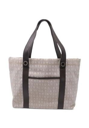Bvlgari 2000-2010s Logo Mania tote bag - Neutrals