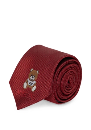 Moschino Teddy Bear-embroidered tie