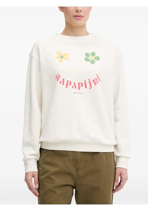 Napapijri Antimony graphic-print sweatshirt - White