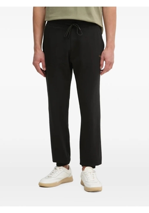 Aeronautica Militare logo-embroidered drawstring track pants - Black