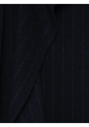 Polo Ralph Lauren pinstripe-pattern cashmere scarf - Blue