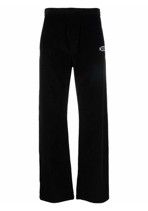 COUNTY OF MILAN Folk corduroy trousers - Black