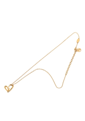 Louis Vuitton Pre-Owned 2022 Gold Plated LV Fall In Love Pendant Necklace costume necklace