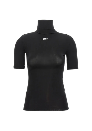Off-White Off Stamp logo-print T-shirt - Black
