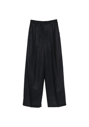 THELATEST E-Alex pinstripe-pattern trousers - Blue