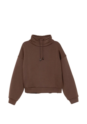 Hed Mayner drawstring sweatshirt - Brown