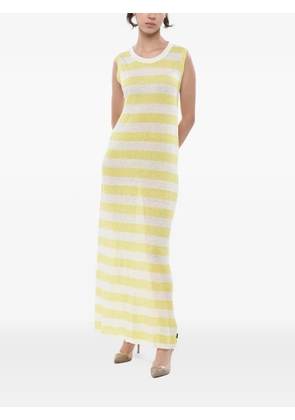 Woolrich striped sleeveless dress - Yellow