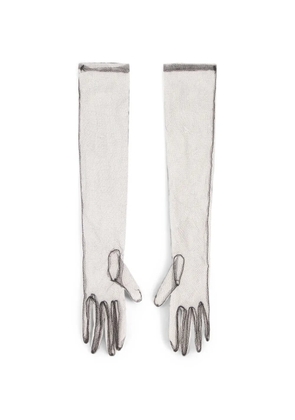 Philosophy Di Lorenzo Serafini transparent long-length gloves - Black