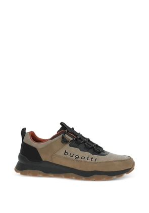 Bugatti lace-up panelled sneakers - Neutrals
