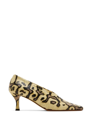 Proenza Schouler Trap animal-print pumps - Neutrals