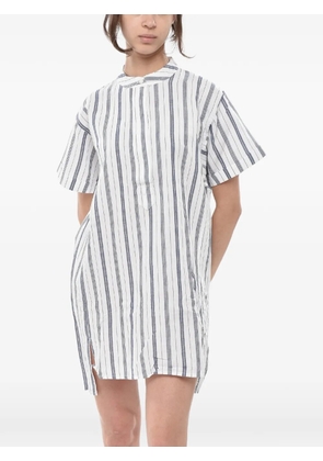 Woolrich striped mini dress - White