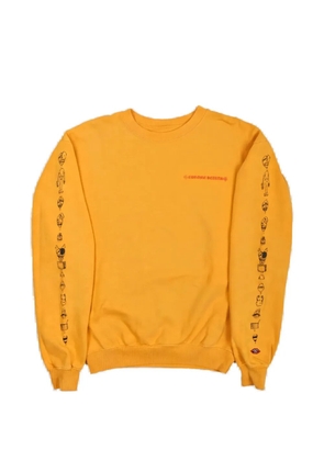 Chrome Hearts Matty Boy Call Me crew-neck sweatshirt - Yellow