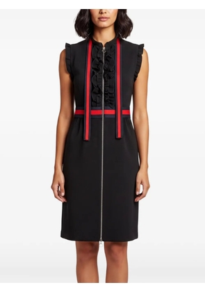 Gucci Pre-Owned ruffle-detail midi dress - Black