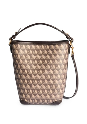 Anya Hindmarch mini I Am a Plastic Bag bucket bag - Brown